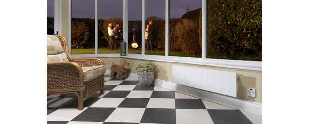 Dimplex Saletto range is the ideal solution to new conservatory building regulations